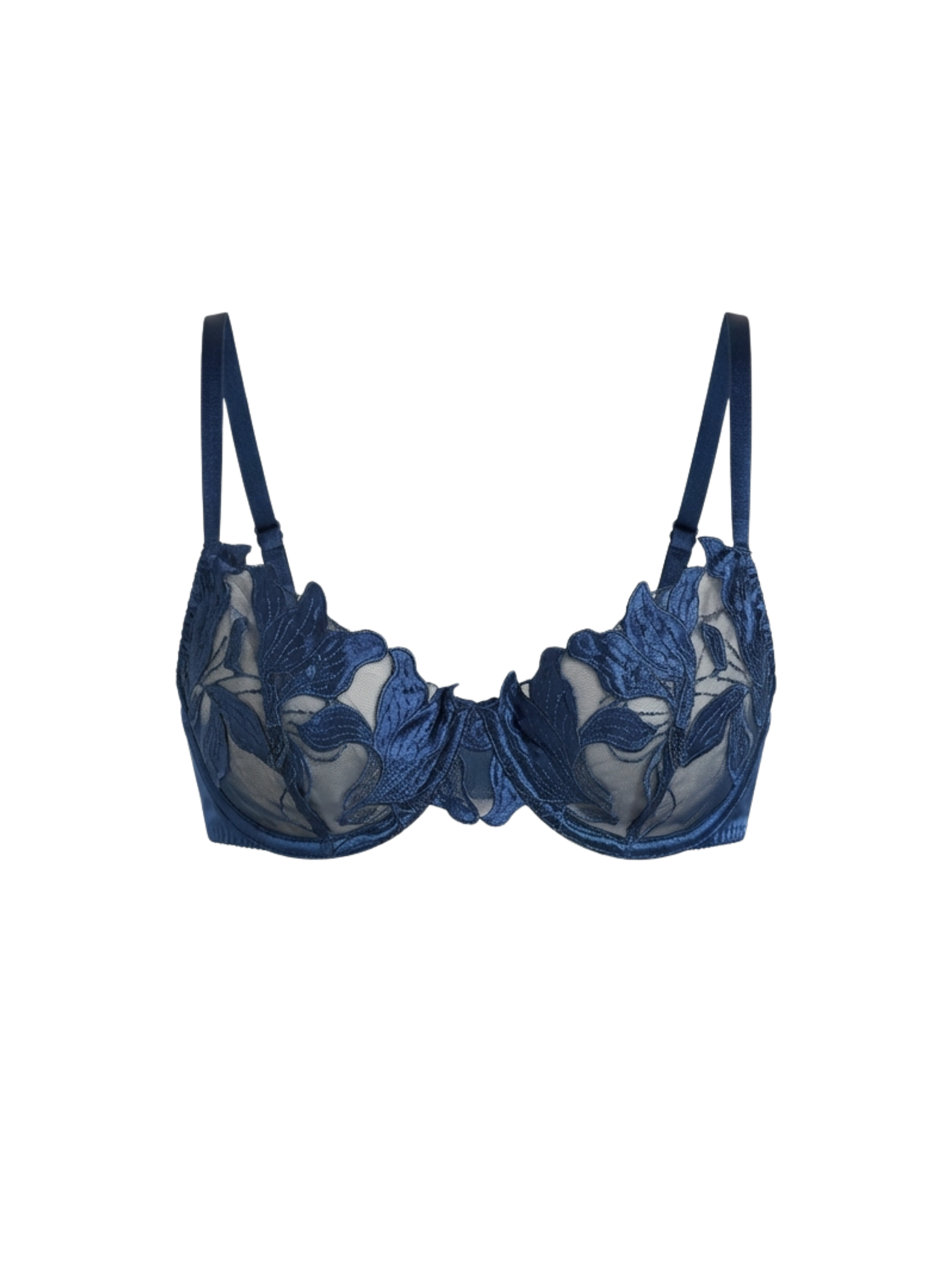 Podprsenka Velvet Blue tmavě modrá